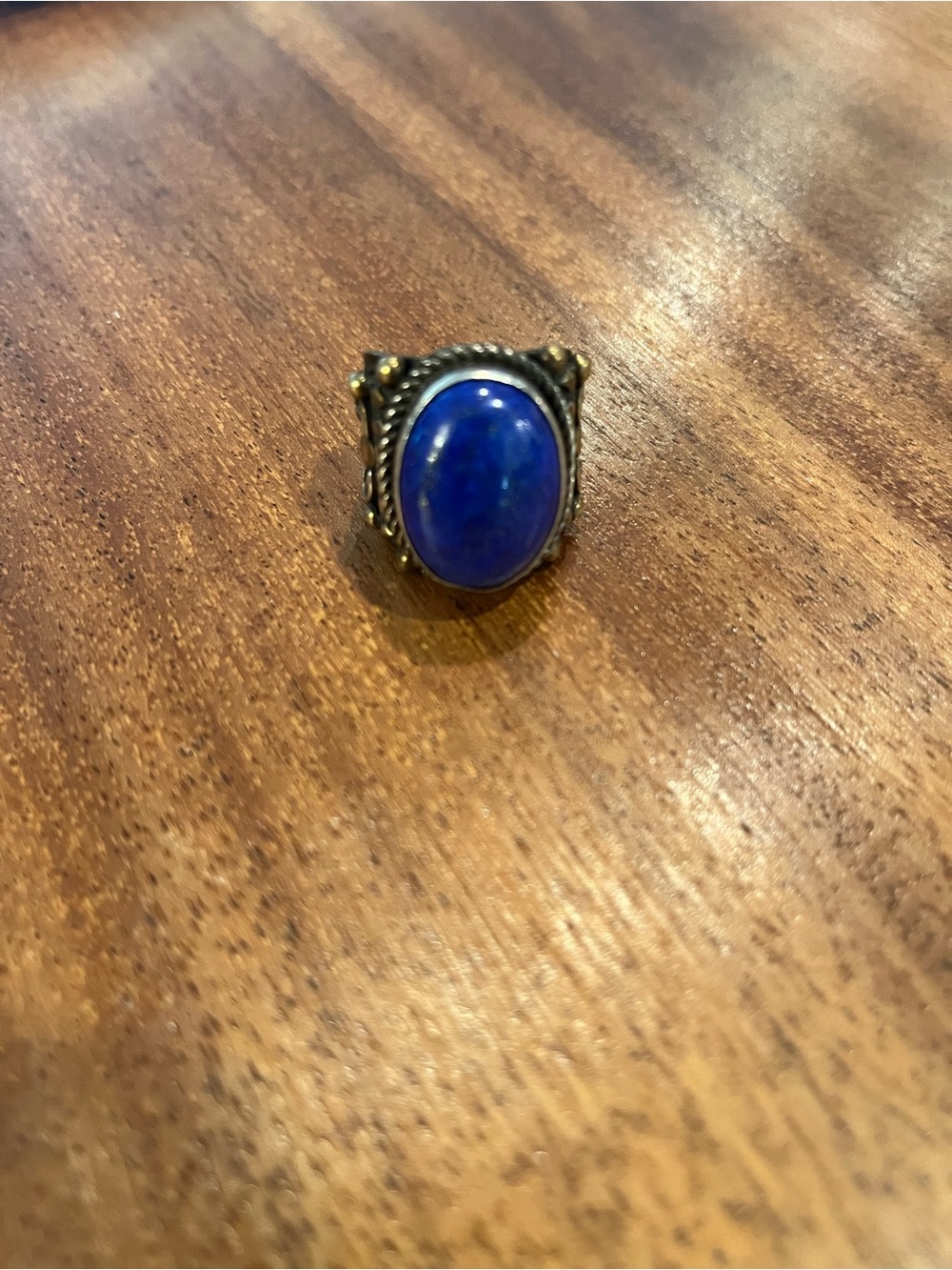 Albert Jake Navajo lapis ring